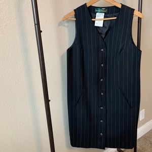 Vintage Harve Bernard pin stripe vest dress